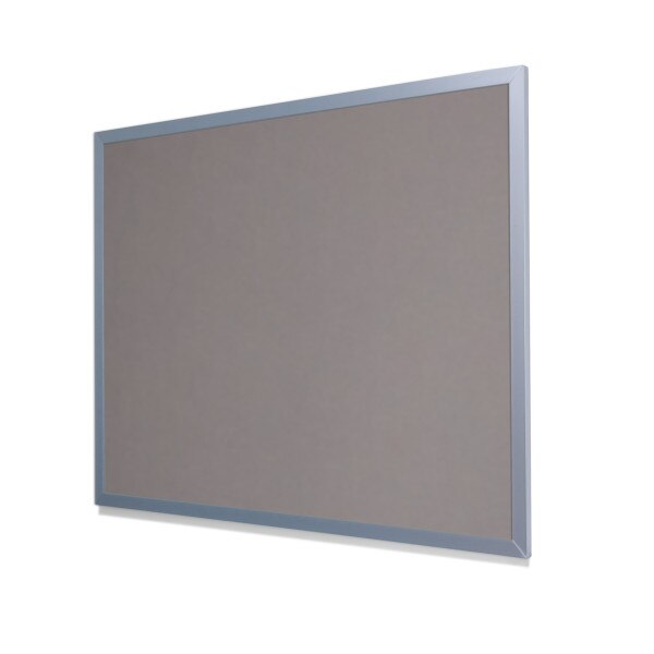 2182 Potato Skin Colored Cork Forbo Bulletin Board with Light Aluminum Frame